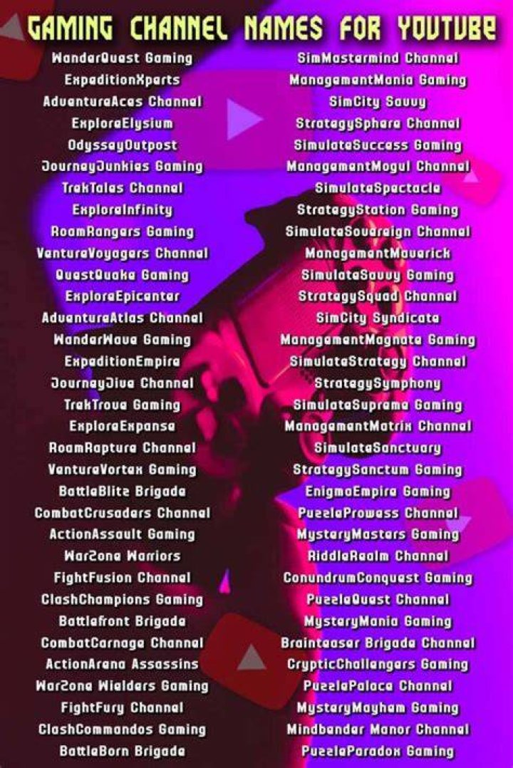 25 Super Epic Cool Names For YouTube Gamers