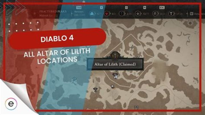 Discovering The Mysteries Of The Altar Of Lilith Map