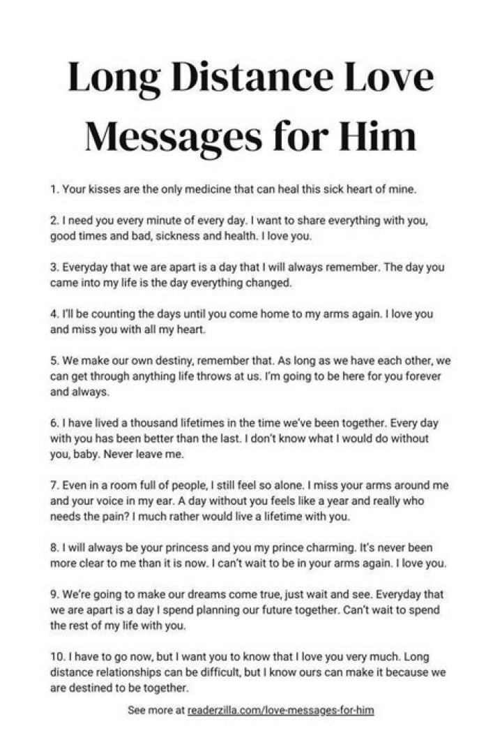 Enduring Bonds: Long Distance Military Love Messages For Him