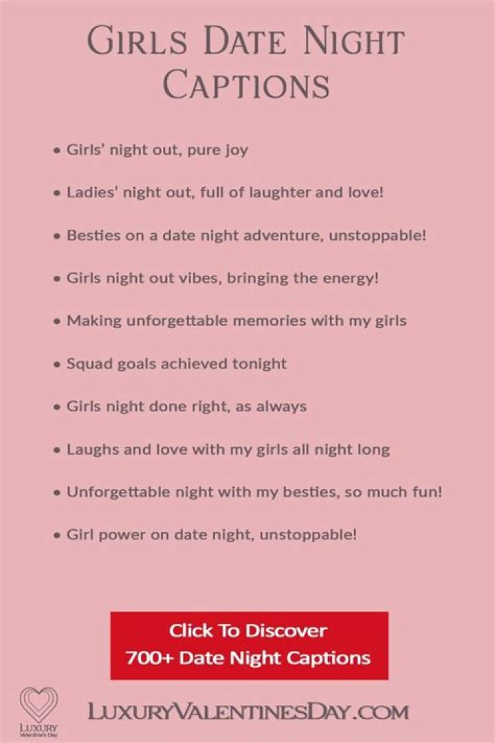 Irresistible Ladies Night Captions: Capture The Excitement And Glamour