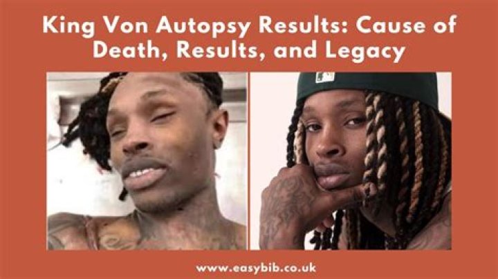 King Von Autopsy: A Tragic Event Unveiled