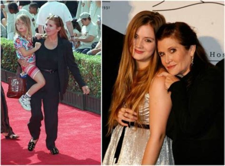 Star Wars Princess Leia Carrie Fisher, her children and husbands