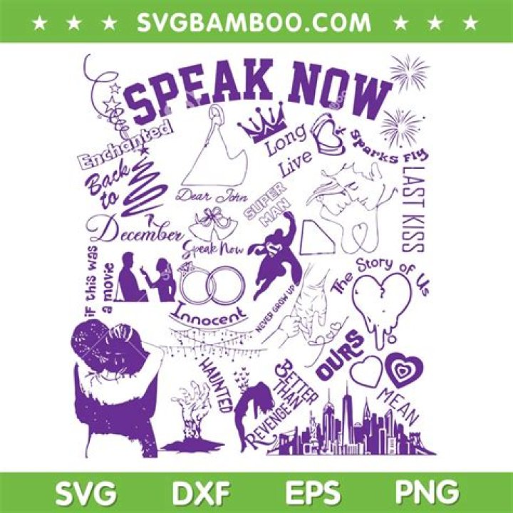 The Ultimate Guide To Symbols For "Speak Now"