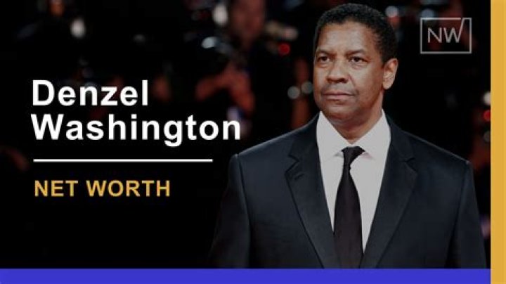 Uncovering The Impressive Net Worth Of Denzel Washington
