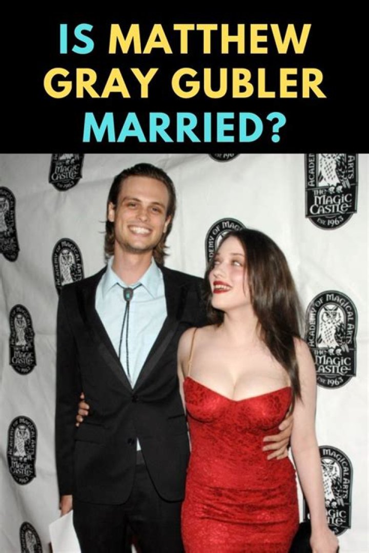 Who Is Matthew Gray Gubler's Wife? The Truth Revealed